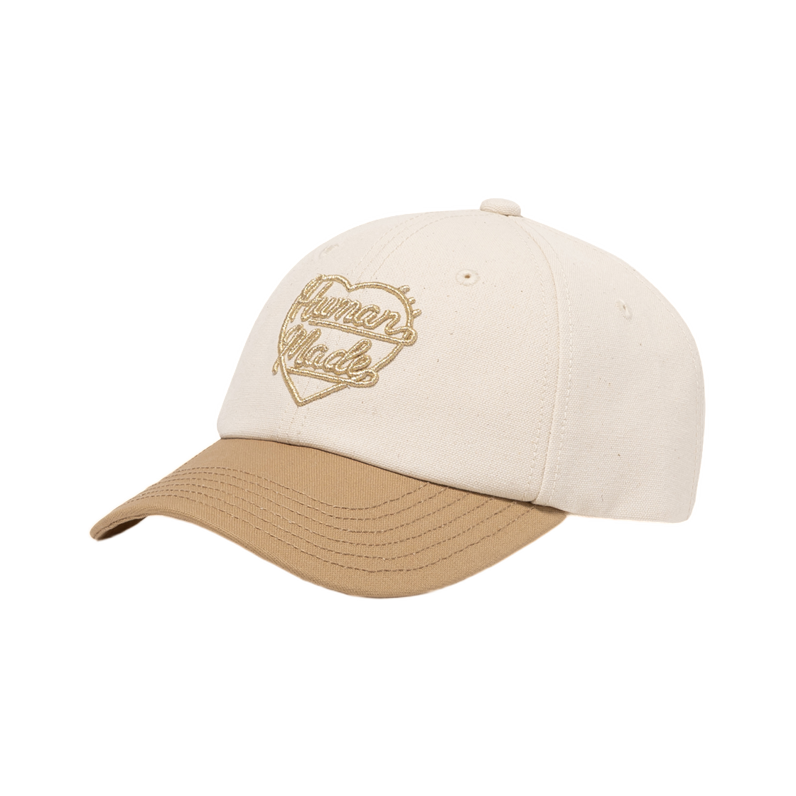 - Human Made 6 Panel Canvas Cap Tokyo White