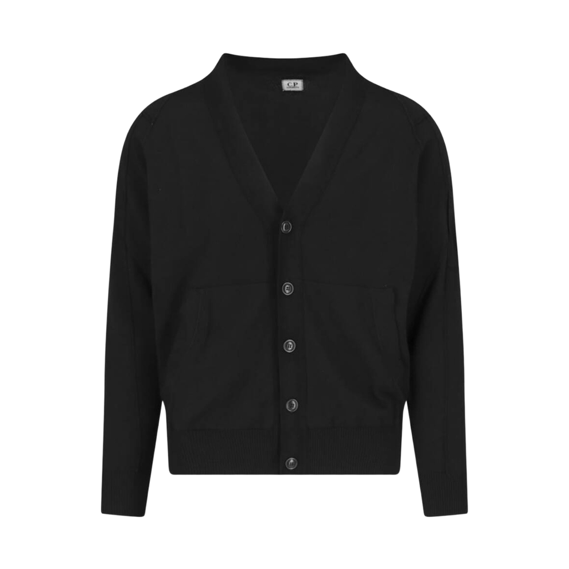 16CMKN054A 004037A 999 [20% 쿠폰] C.P. Company Logo Wappen Pocket Cardigan - 24SS