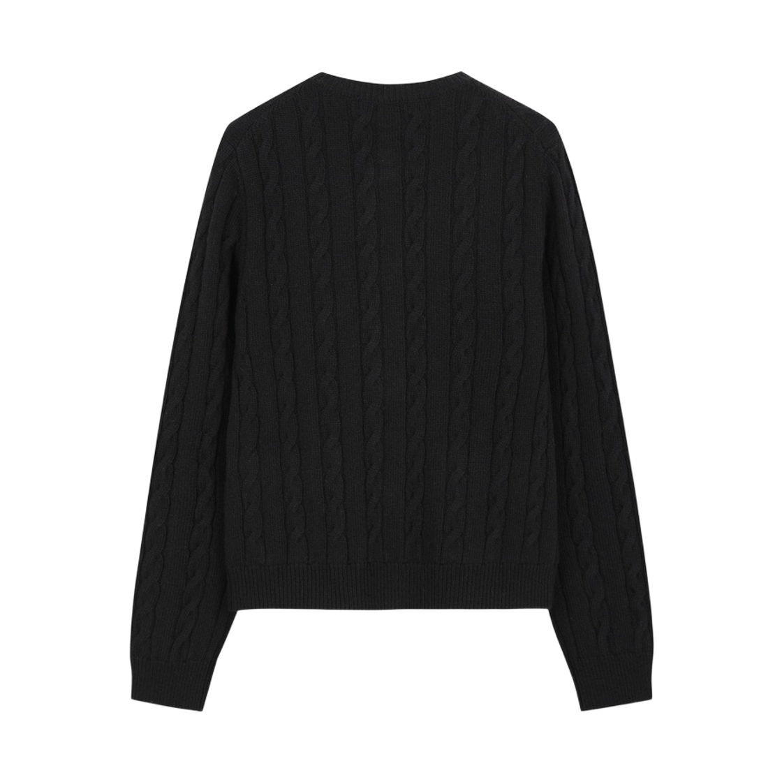 브룩스브라더스 여성 케이블 금장 가디건 블랙(BrooksBrothers Women's Cable Gold Button Cardigan Black) - 2