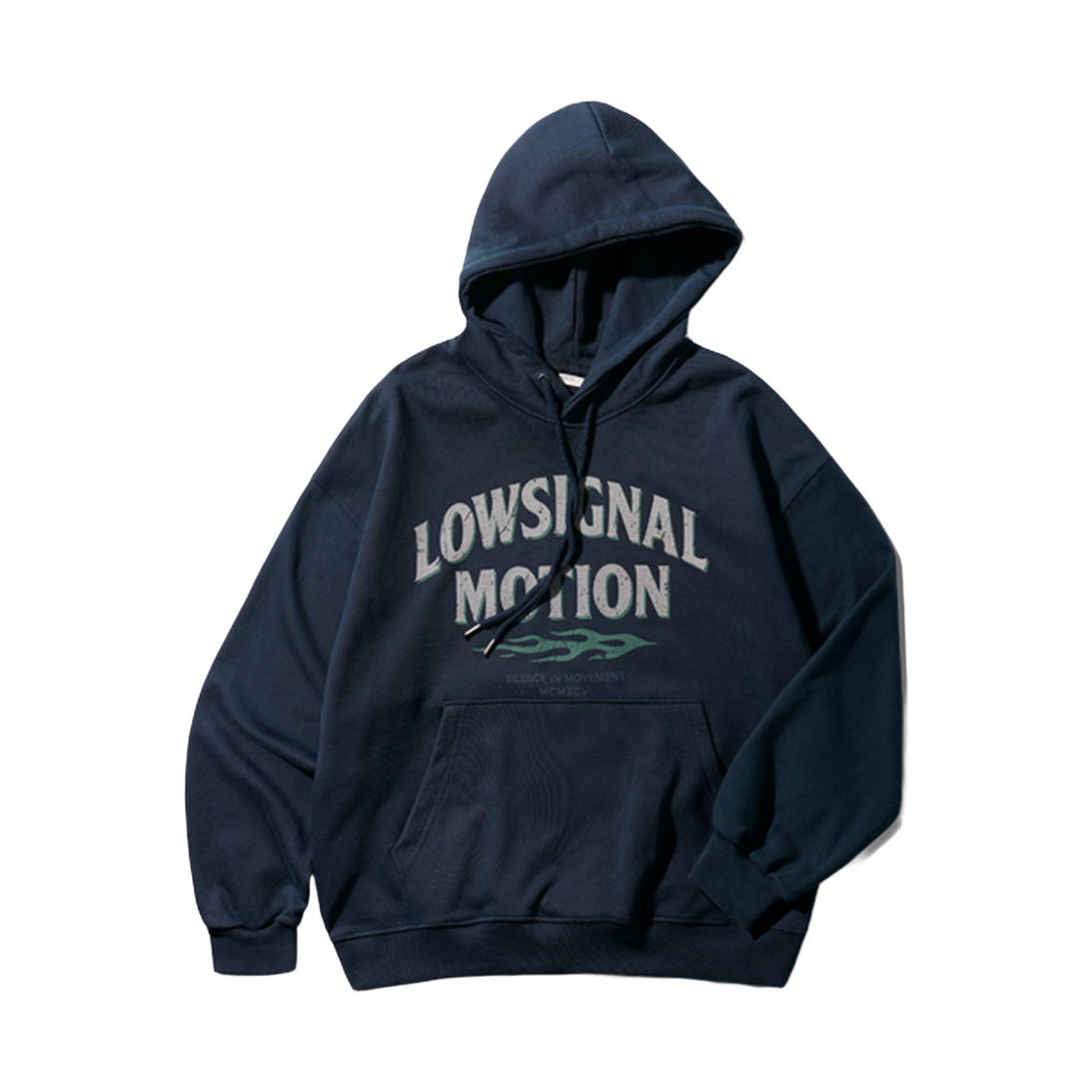 JUHD6898_navy_29 EZKATON Surge line heavy cotton Hoodie Navy JUHD6898