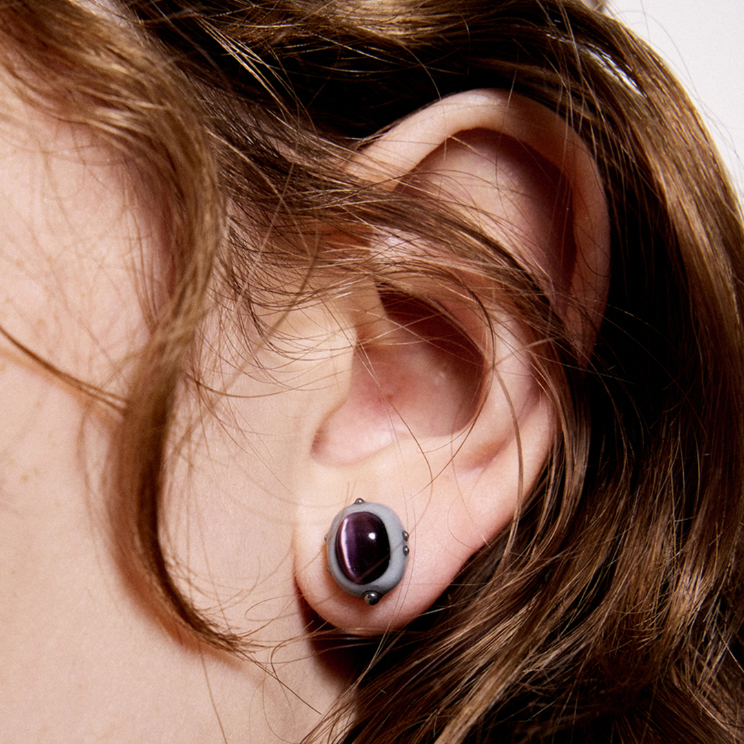 엔프프 글린트 이어링 그레이(Nff Glint Earrings Grey) - 2