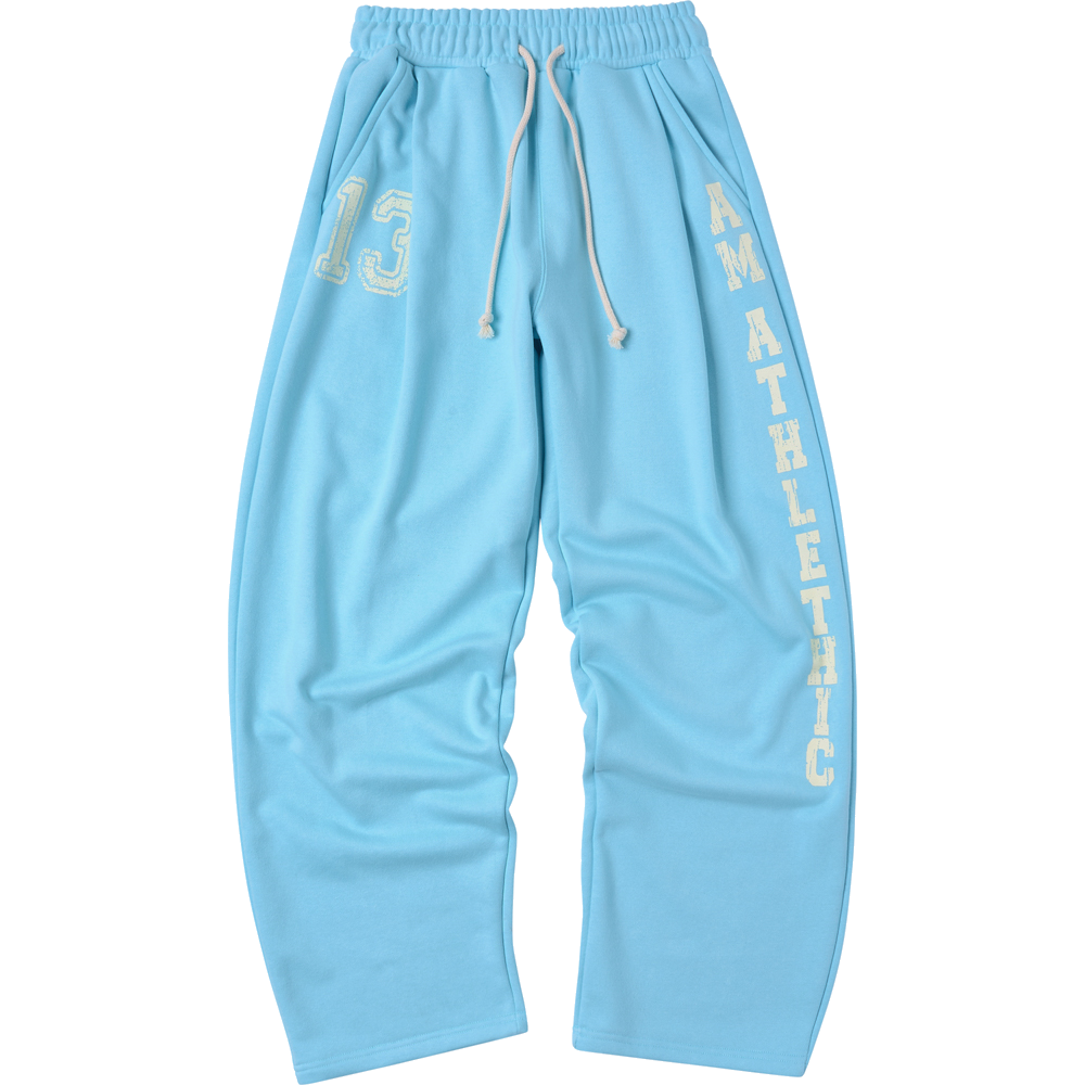 아모우 애슬레틱 원 턱 스웨트팬츠 블루(AMOU ATHLETHIC One Tuck Sweat pants Blue) - 1