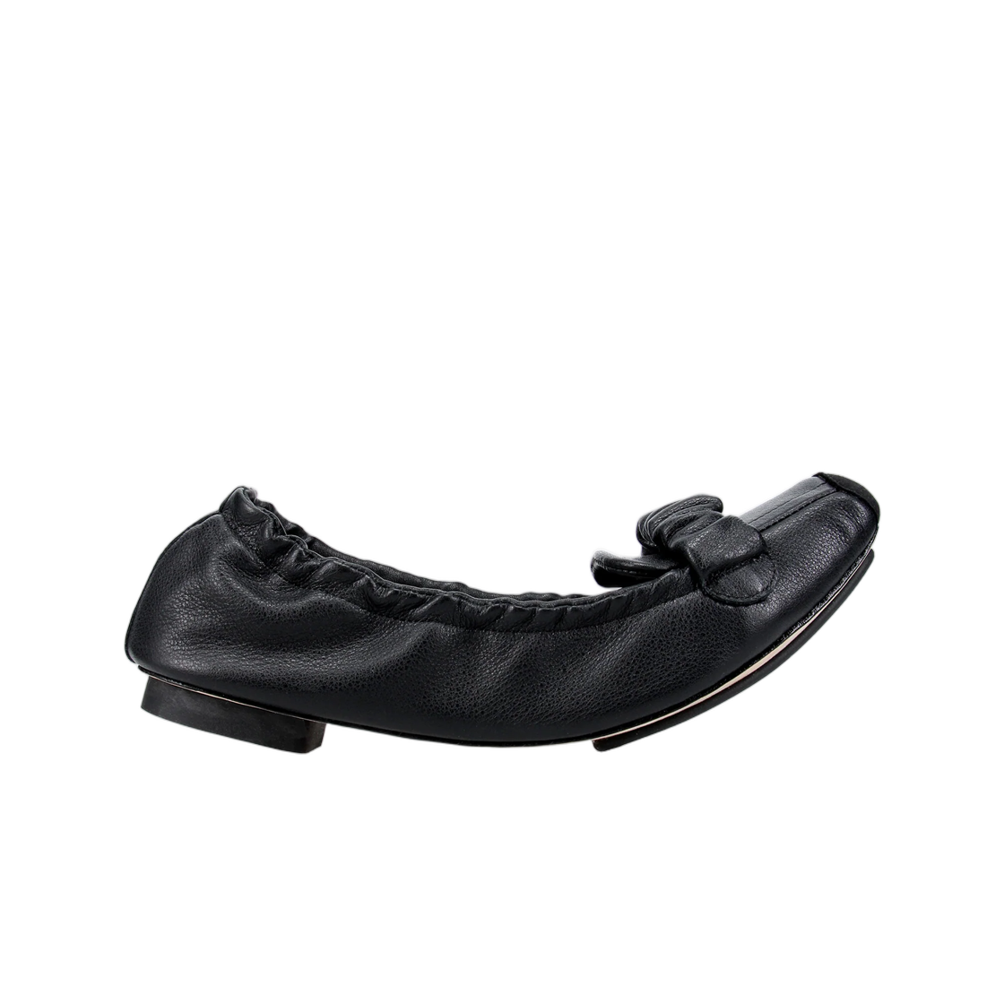 V4291VECVD-410 (W) Repetto x Yohji Yamamoto Ballet Loafers Black