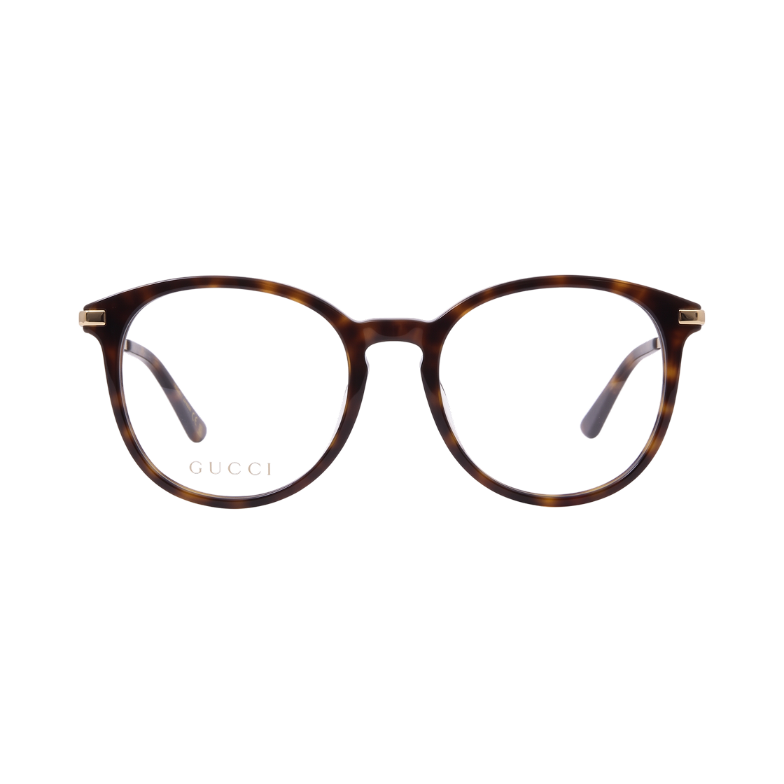 GG1466OA-002 Gucci Panthos Frame Acetate Eyeglasses Brown Havana