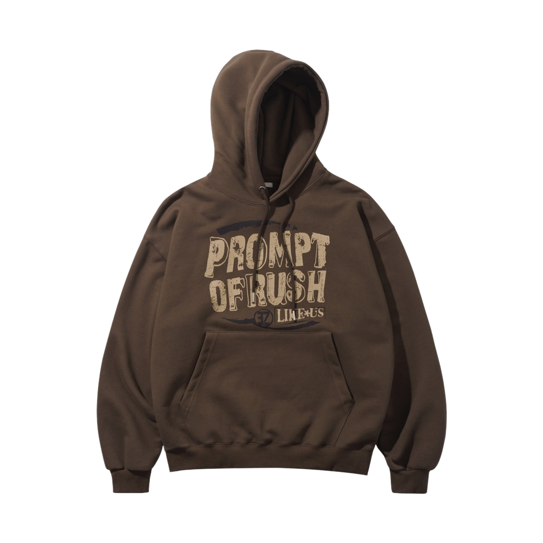 ISHD6894_brown_29 EZKATON Prompt Hoodie Brown ISHD6894