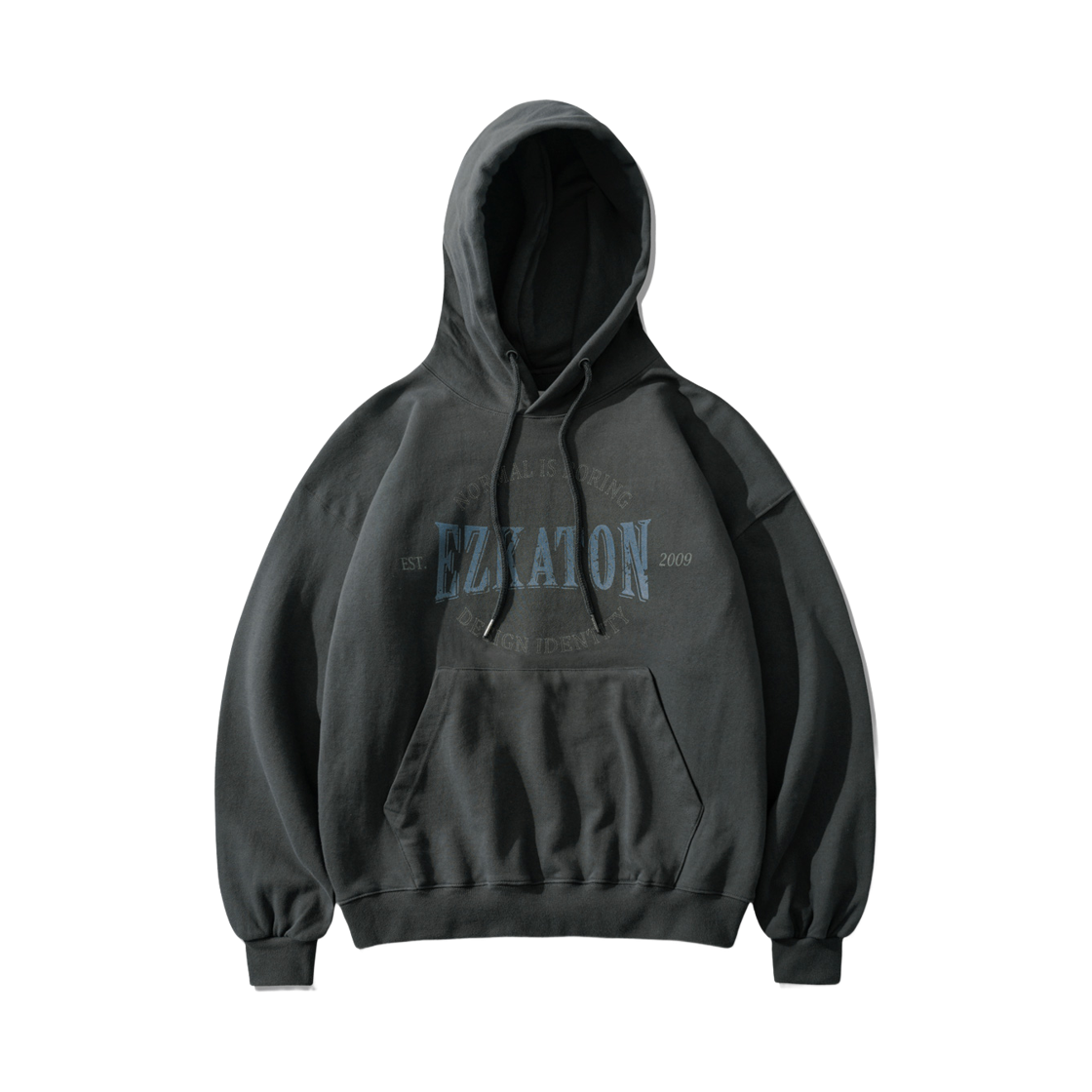 KMHD6725_Deepgray_291 EZKATON Identity Heavy Cotton Hoodie Deepgray KMHD6725