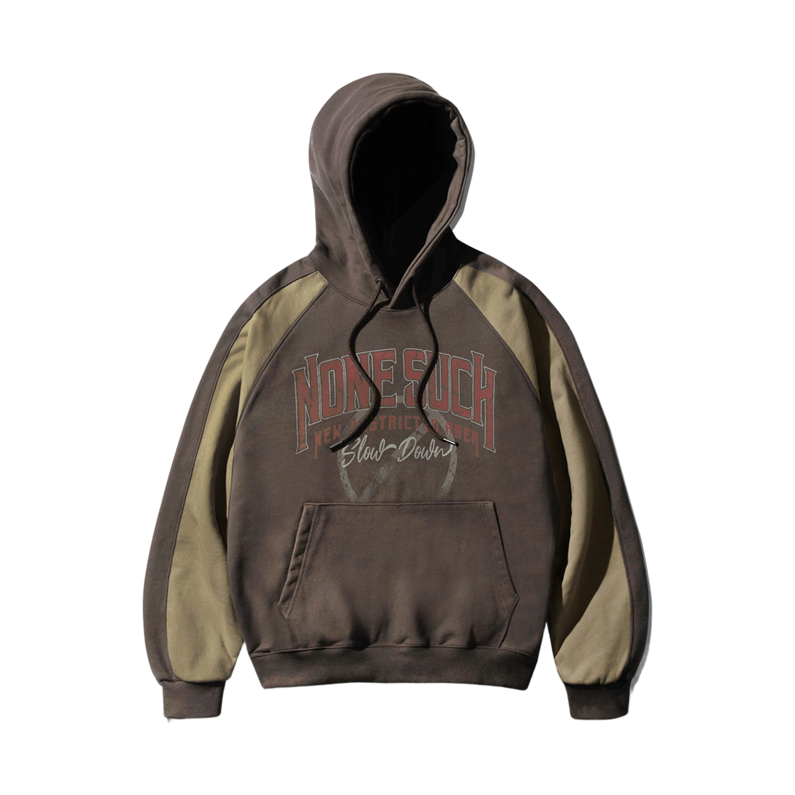 KMHD6819_Brown_292 EZKATON Nonesuch Heavy Cotton Hoodie Brown KMHD6819