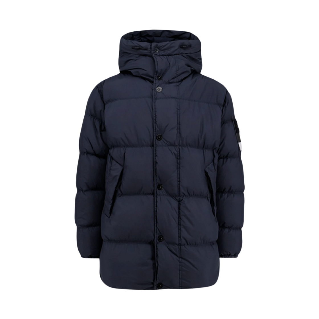 K2S15 4100012 S0A23 V0020 [20% 쿠폰] Stone Island Crinkle Reps Hooded Puffer Jacket Navy - 25FW