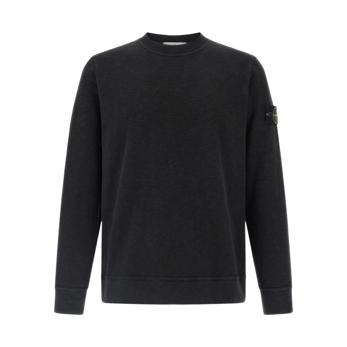 K2S15 6100053 S0238 V0029 [20% 쿠폰] Stone Island Patch Brushed Heavy Sweatshirt Black - 25FW