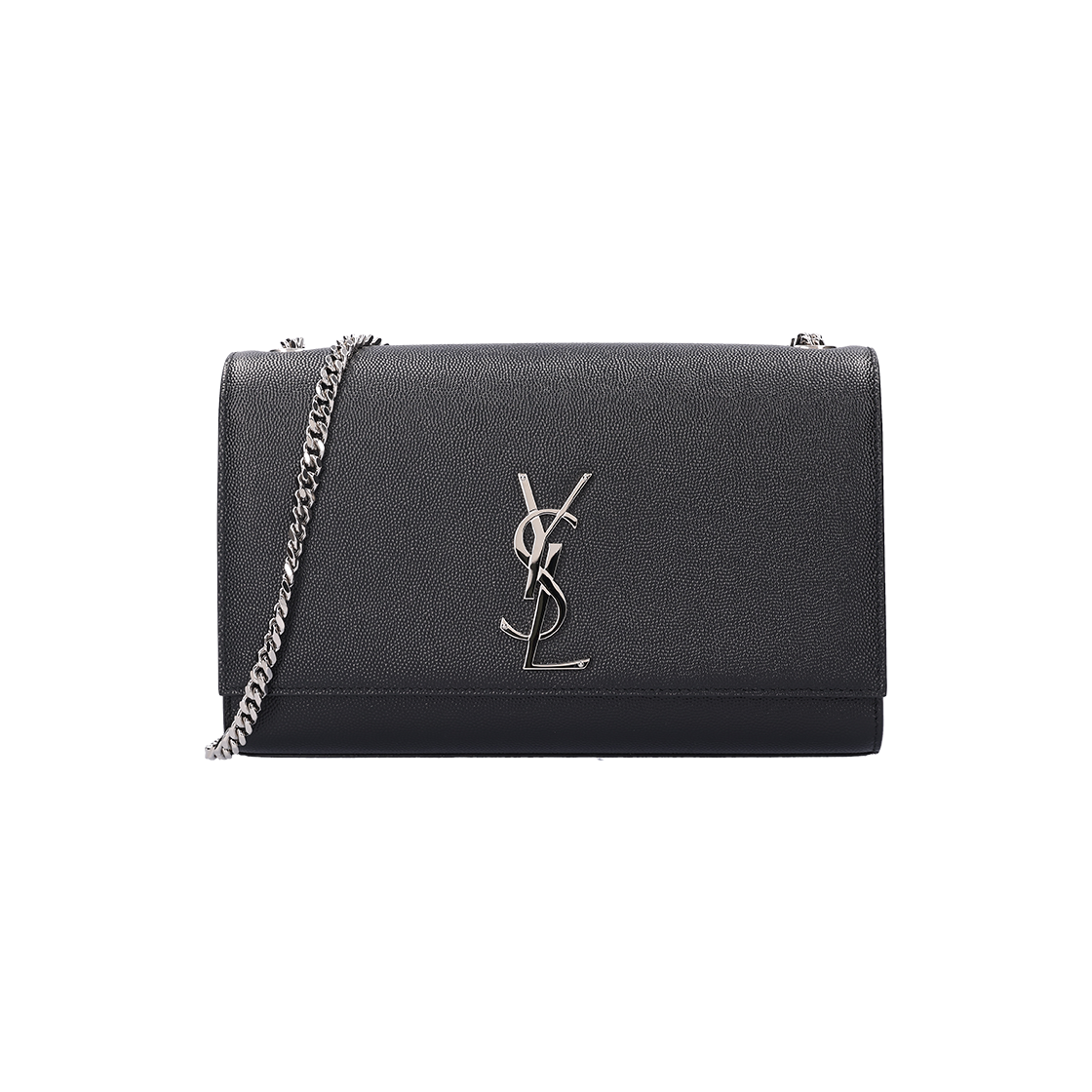 ITOQJH5UDK84 Saint Laurent Grand Poudre Kate Medium Bag Monogram Black
