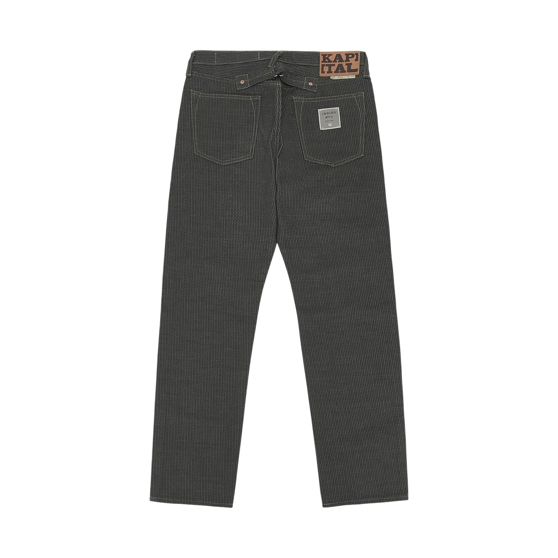 캐피탈 센츄리 데님 5P 몽키 시스코 No.7 N7S 차콜 인디고(Kapital Century Denim 5P Monkey Cisco No.7 N7S Charcoal Indigo) - 2