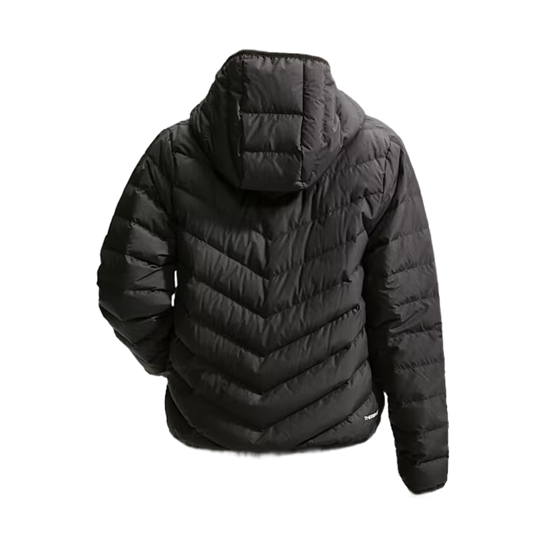 (W) 나이키 NSW 윈드 푸퍼 써마핏 후드 블랙 세일 (IF5884-010)((W) Nike NSW Wind Puffer Therma-Fit Hooded Down Jacket Black Sail (IF5884-010)) - 2