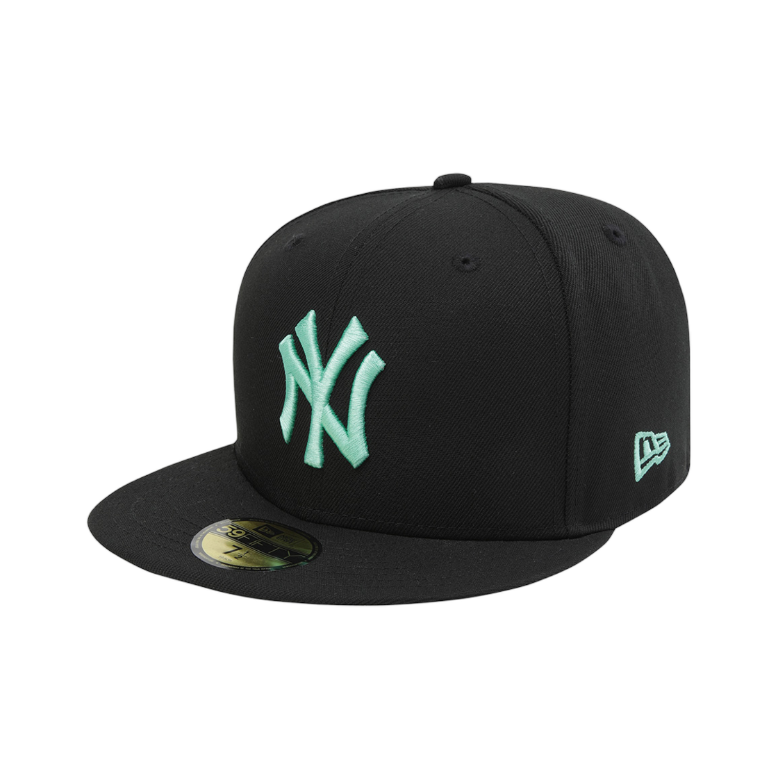 15411781 New Era MLB New York Yankees Color Point Fitted Cap Black Mint