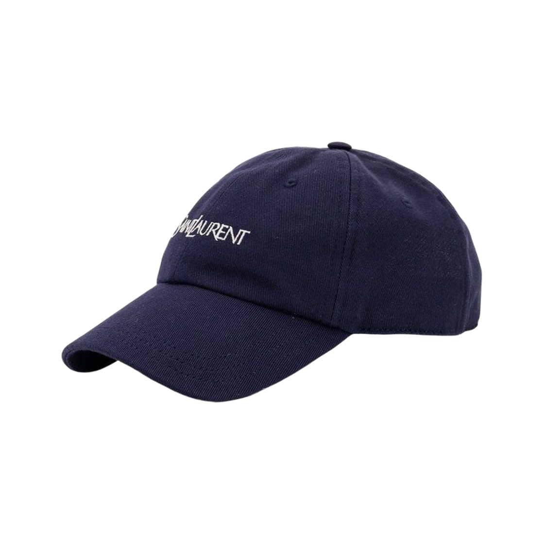 A000TX-3YU61-4178 Saint Laurent Cotton Gabardine Cap Blue