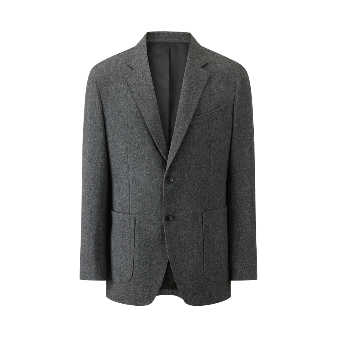 BBJSMBG401-ZGR BrooksBrothers Wool Cashmere Flannel Jacket Grey