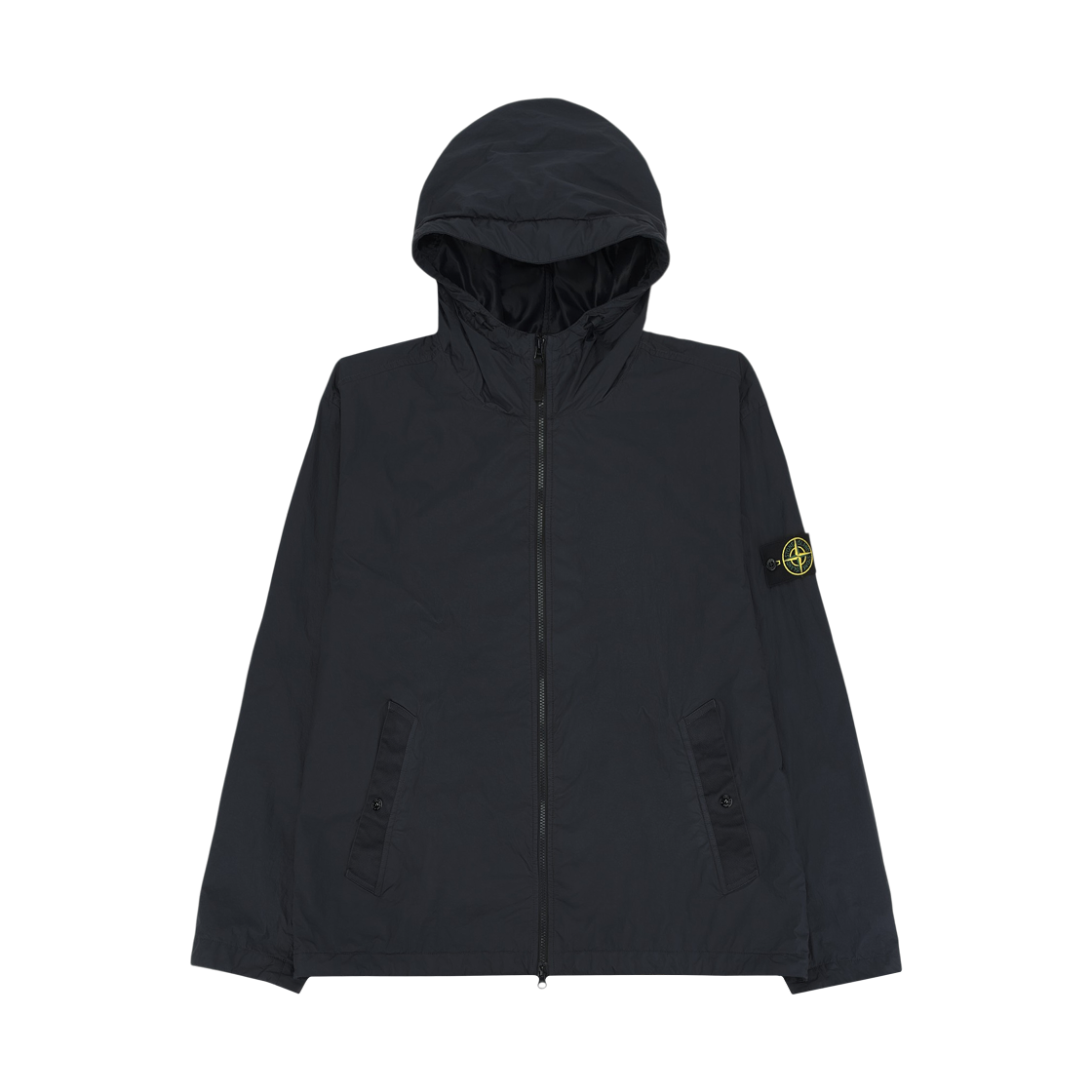 L1S1541000-01S0A23-V0020 Stone Island 4100001 Crinkle Reps NY Hooded Jacket with Wind Resistance and Anti Drop Navy Blue - 26SS