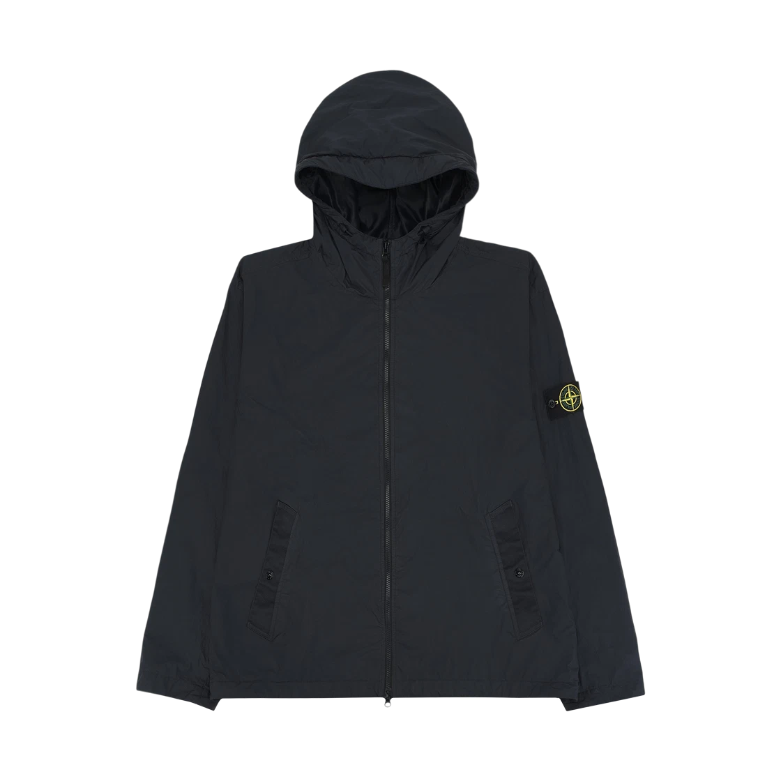 Stone Island Stone Island 4100001 Crinkle Reps NY Hooded Jacket with Wind Resistance and Anti Drop Navy Blue - 26SS · S
