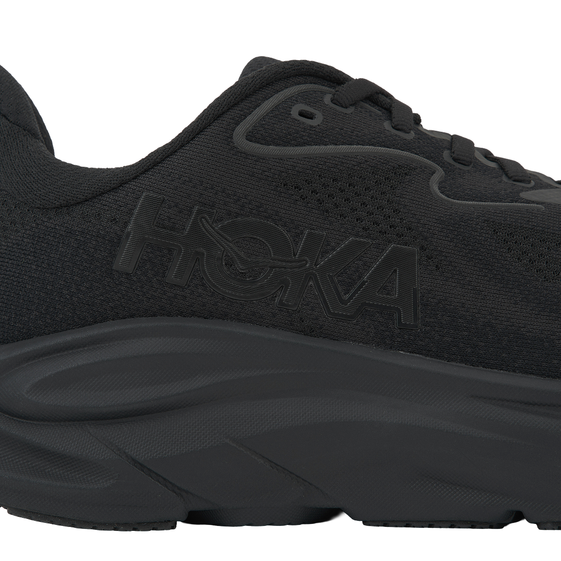 (W) 호카 클리프톤 10 블랙 - 와이드((W) Hoka Clifton 10 Black - Wide) - 8