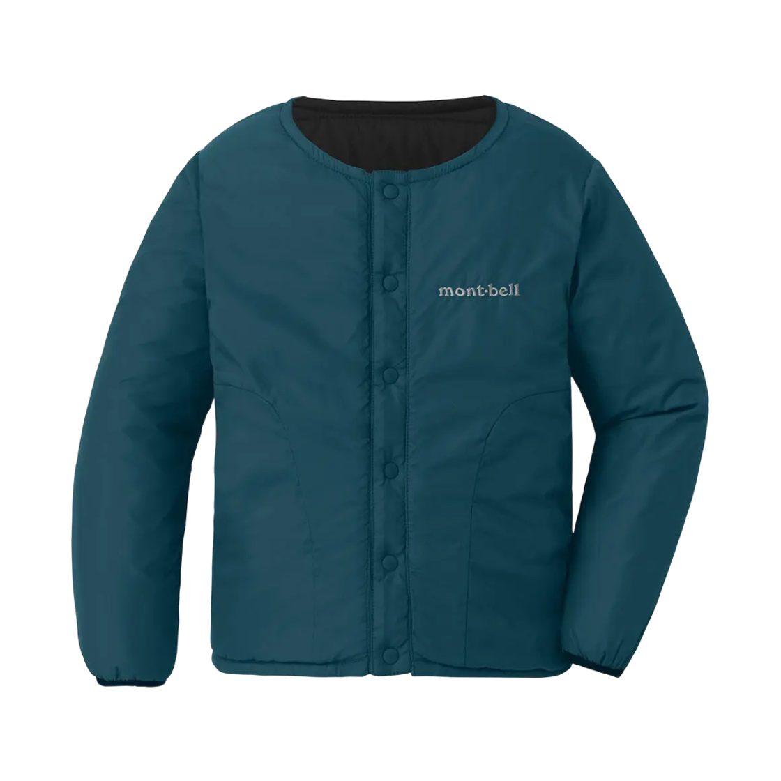 (키즈) 몽벨 써머랩 라운드 넥 자켓 블랙((Kids) Montbell Thermawrap Round Neck Jacket Black) - 2