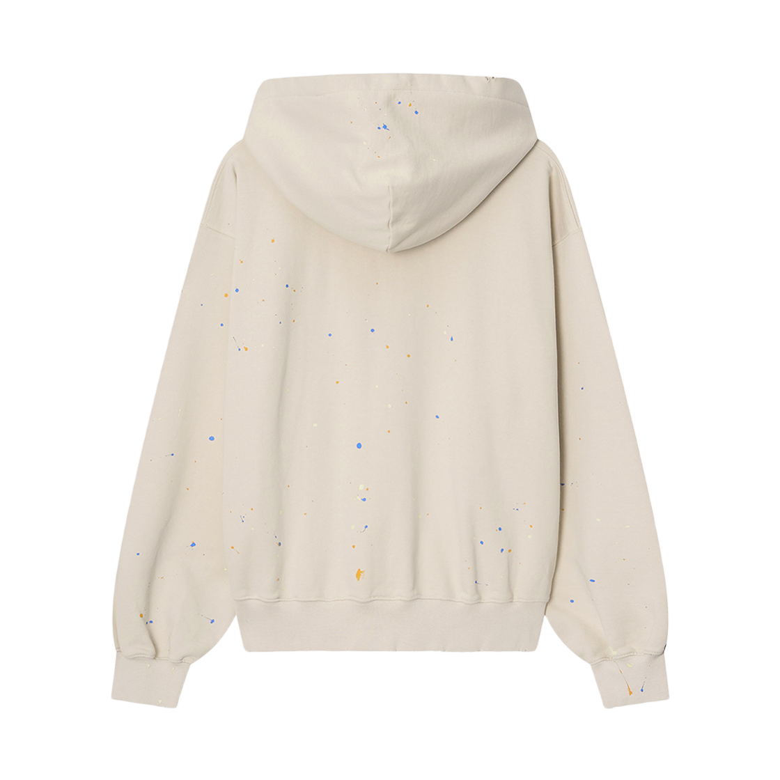 이우트 워시드 앤 페인티드 후디 라이트베이지(EEUT Washed And Painted Hoodie Light Beige) - 2