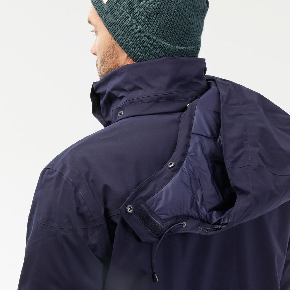 데카트론 남성 등산 방한방수 파카 NH500 아스팔트 블루(Decathlon Men's Waterproof Thermal Hiking Parka NH500 Asphalt Blue) - 11