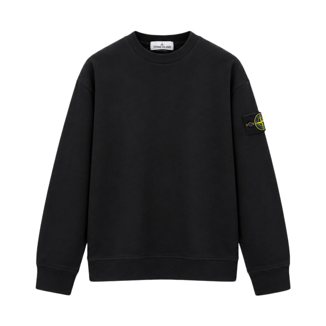L2S15 6100057 S0B50 V0029 [20% 쿠폰] Stone Island Patch Light Cotton Sweatshirt Black - 26FW