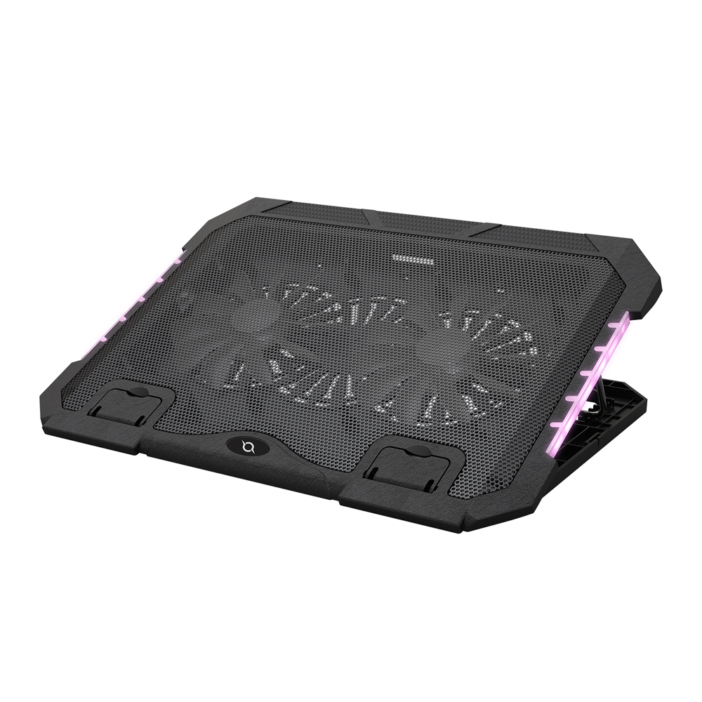 COX CCP20 듀얼 쿨링 LED 노트북 쿨러 거치대 (스마트폰 거치대 포함)(COX CCP20 Dual Fan LED Laptop Cooling Pad Stand (with Phone Holder)) - 4