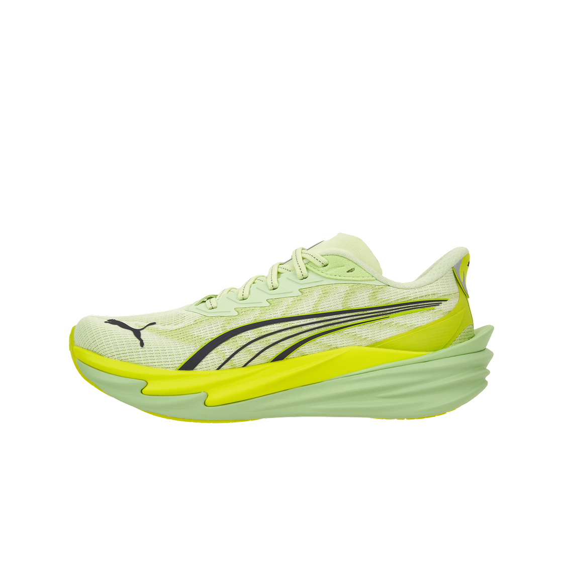 푸마 디비에이트 나이트로 4 와이드 애플 스프리츠 럭스 라임(Puma Deviate Nitro 4 Wide Apple Spritz Lux Lime) - 3