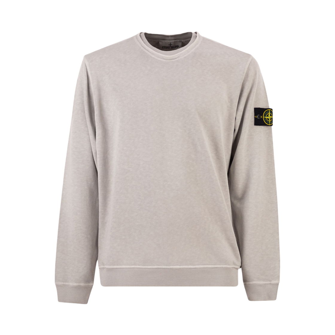 L1S15 6100034 S0060 V0161 [20% 쿠폰] Stone Island Patch Double Neck Malfle Fleece Sweatshirt Pearl Grey - 26SS