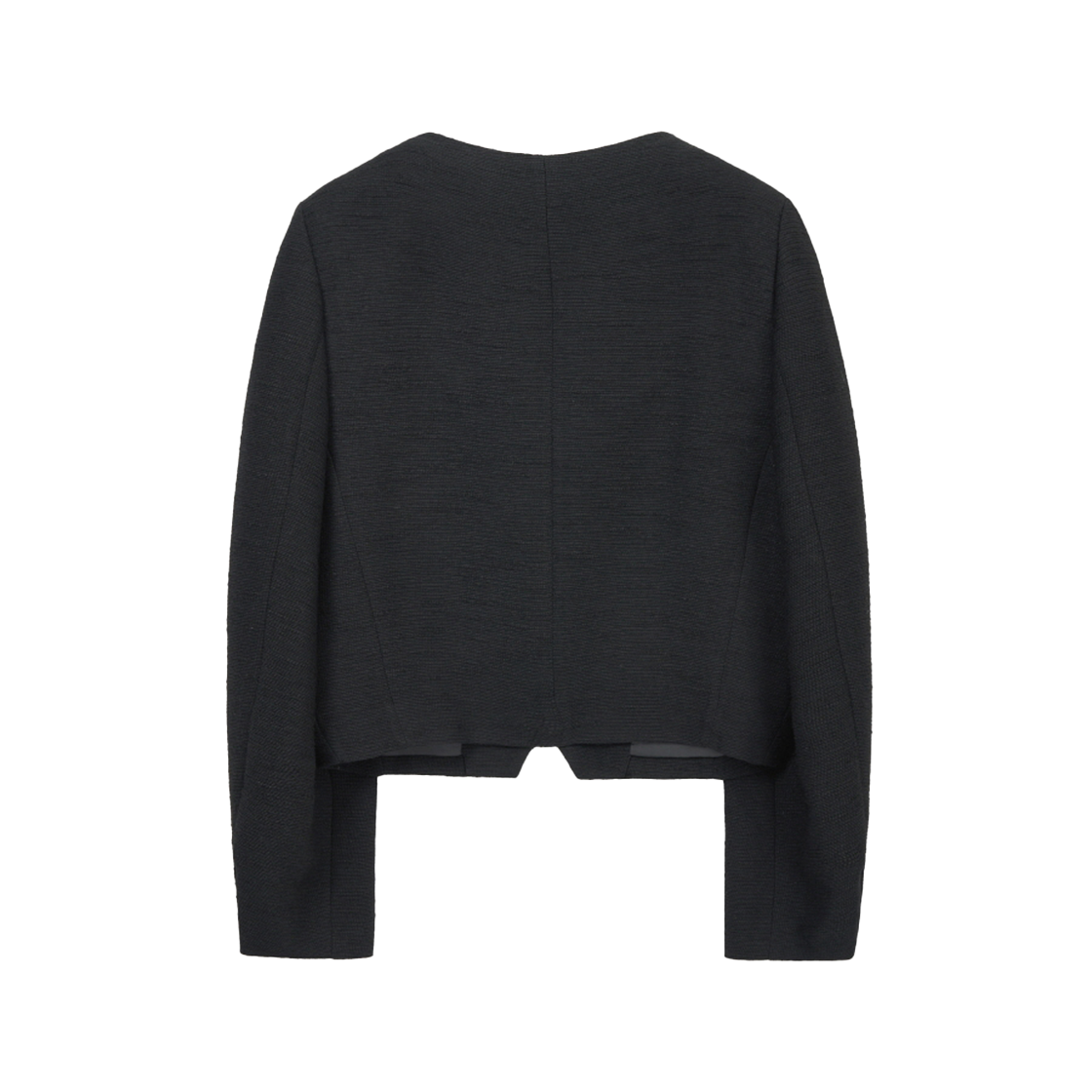 인사일런스우먼 스냅 디테일 트위드 자켓 블랙(INSILENCE WOMEN Snap Detail Tweed Jacket BLACK) - 2