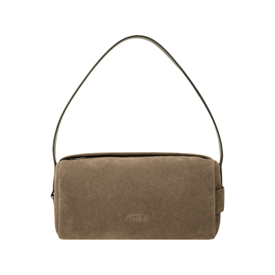 - Emis Suede Block Tote Bag Khaki