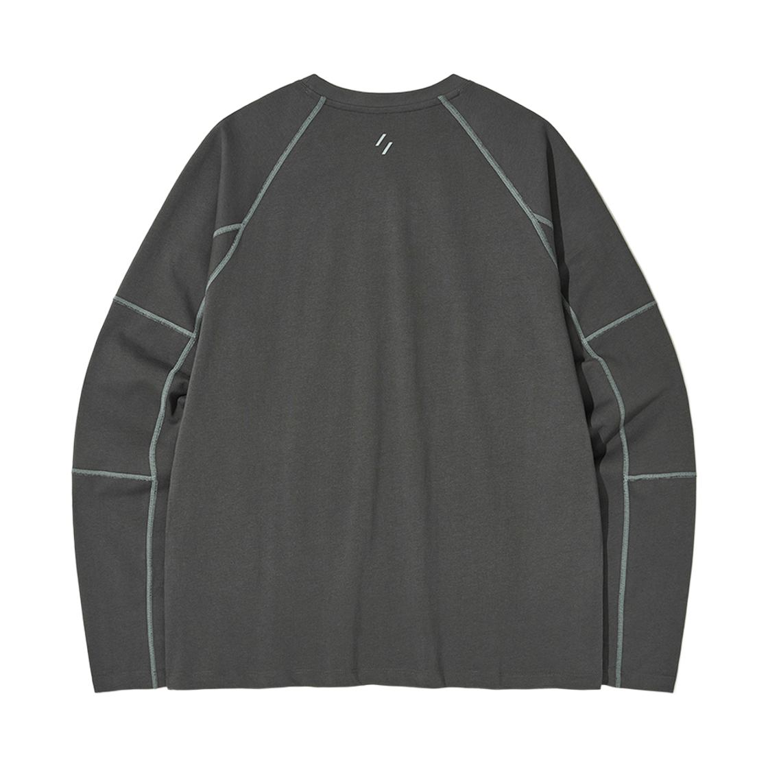 웰터 익스페리먼트 콘트라스트 원더 롱슬리브 티셔츠 차콜(WELTER EXPERIMENT Contrast Wonder Long Sleeve T-shirt Charcoal) - 2