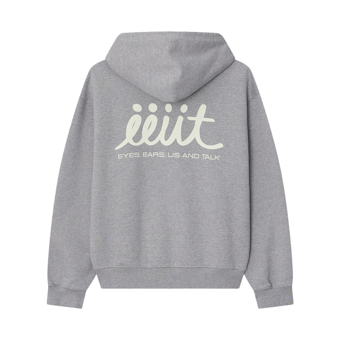 이우트 베이직 워시드 스웻 집업 멜란지그레이(EEUT Basic Washed Sweat Zip Up Melange Gray) - 2