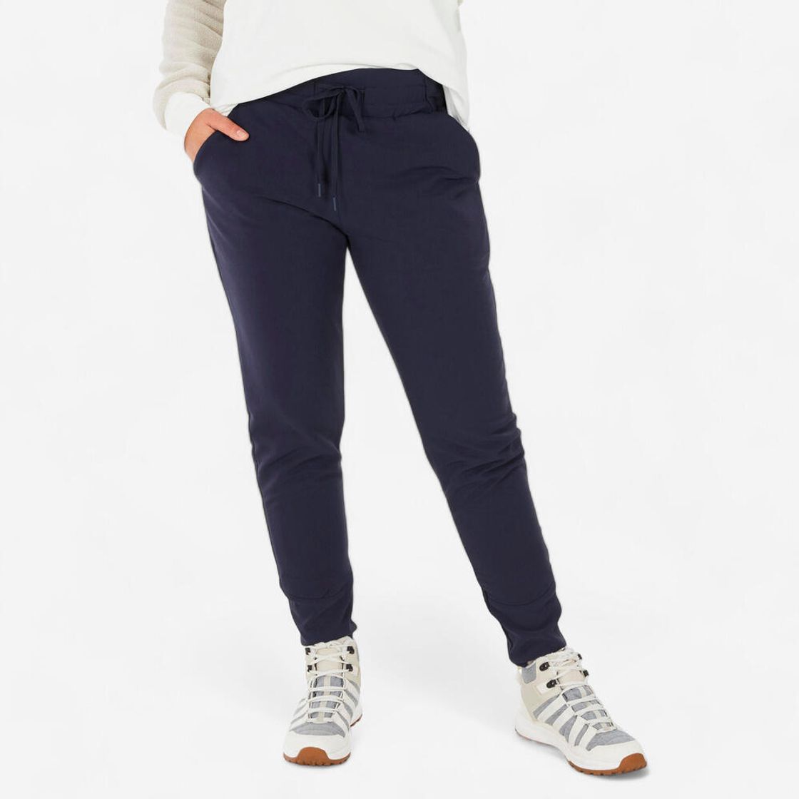 데카트론 여성 방한발수 하이킹 바지 웜 NH500 아스팔트 블루(Decathlon Women's Water-Repellent Warm Hiking Pants NH500 Asphalt Blue) - 2