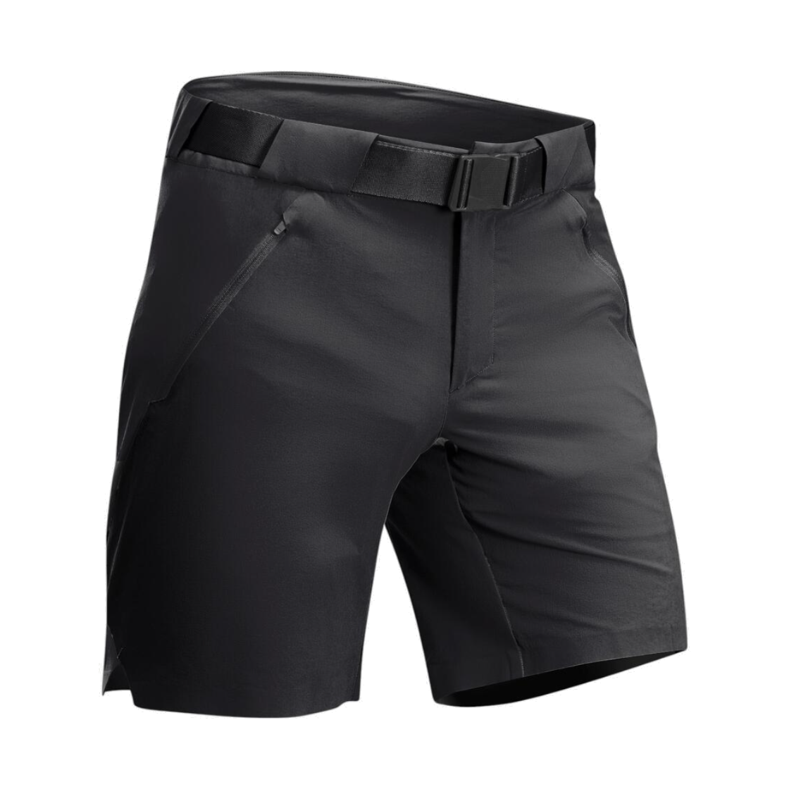 데카트론 남성 4부 경량 등산 반바지 스트레치 MH500 스모크 블랙(Decathlon Men's Lightweight Stretch Hiking Shorts MH500 Smoke Black)