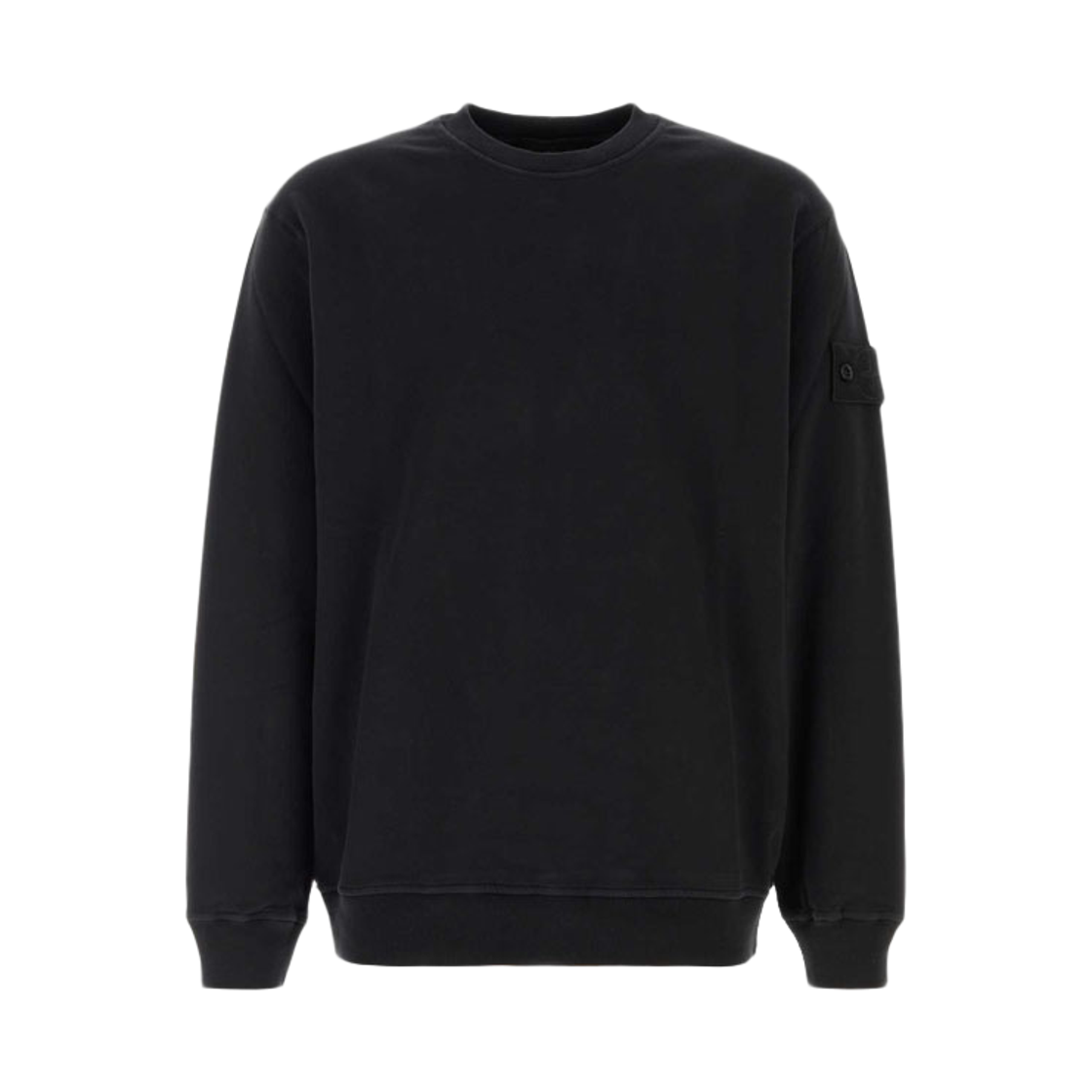 L2S15 6100069 S0F53 V0029 [20% 쿠폰] Stone Island Black Patch Cotton Sweatshirt Black - 26FW