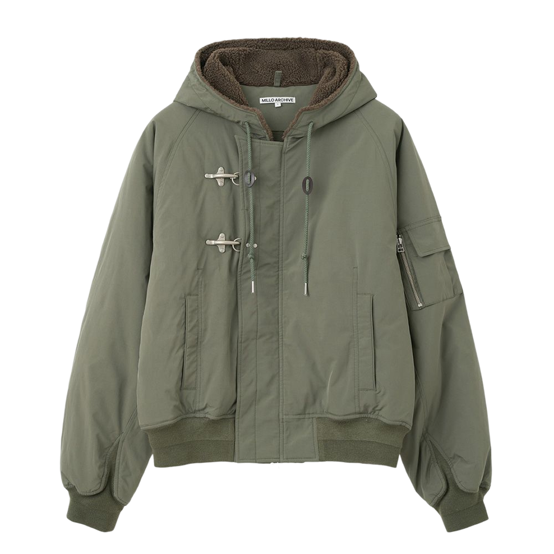밀로 아카이브 노마드 후디드 파카 올리브 그린(milloarchive Nomad Hooded Parka Olive Green)