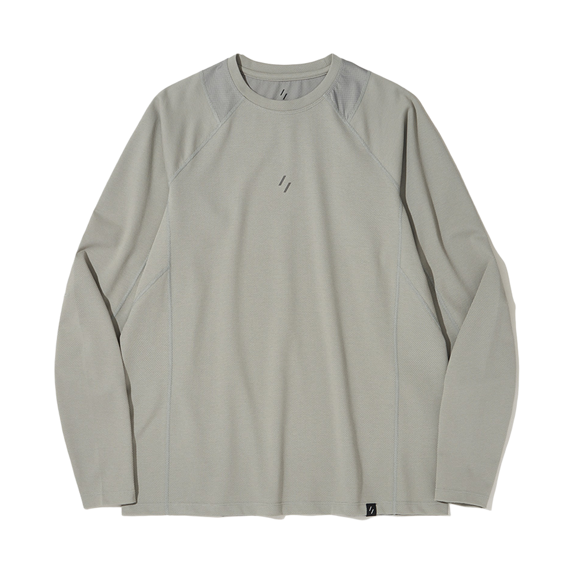 WBFFTL003GR WELTER EXPERIMENT Anemos Long Sleeve T-shirt Gray