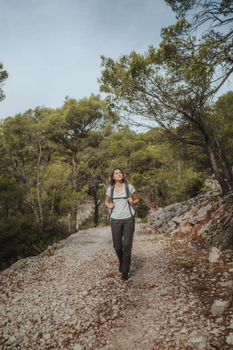 데카트론 여성 등산 레귤러핏 면 바지 NH500 카본 그레이(Decathlon Women's Regular Fit Cotton Hiking Pants NH500 Carbon Grey) - 7