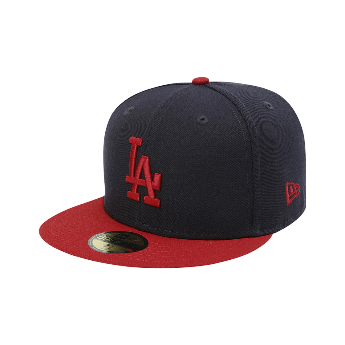 15411800 New Era MLB LA Dodgers Two Tone Fitted Cap Navy Scarlet