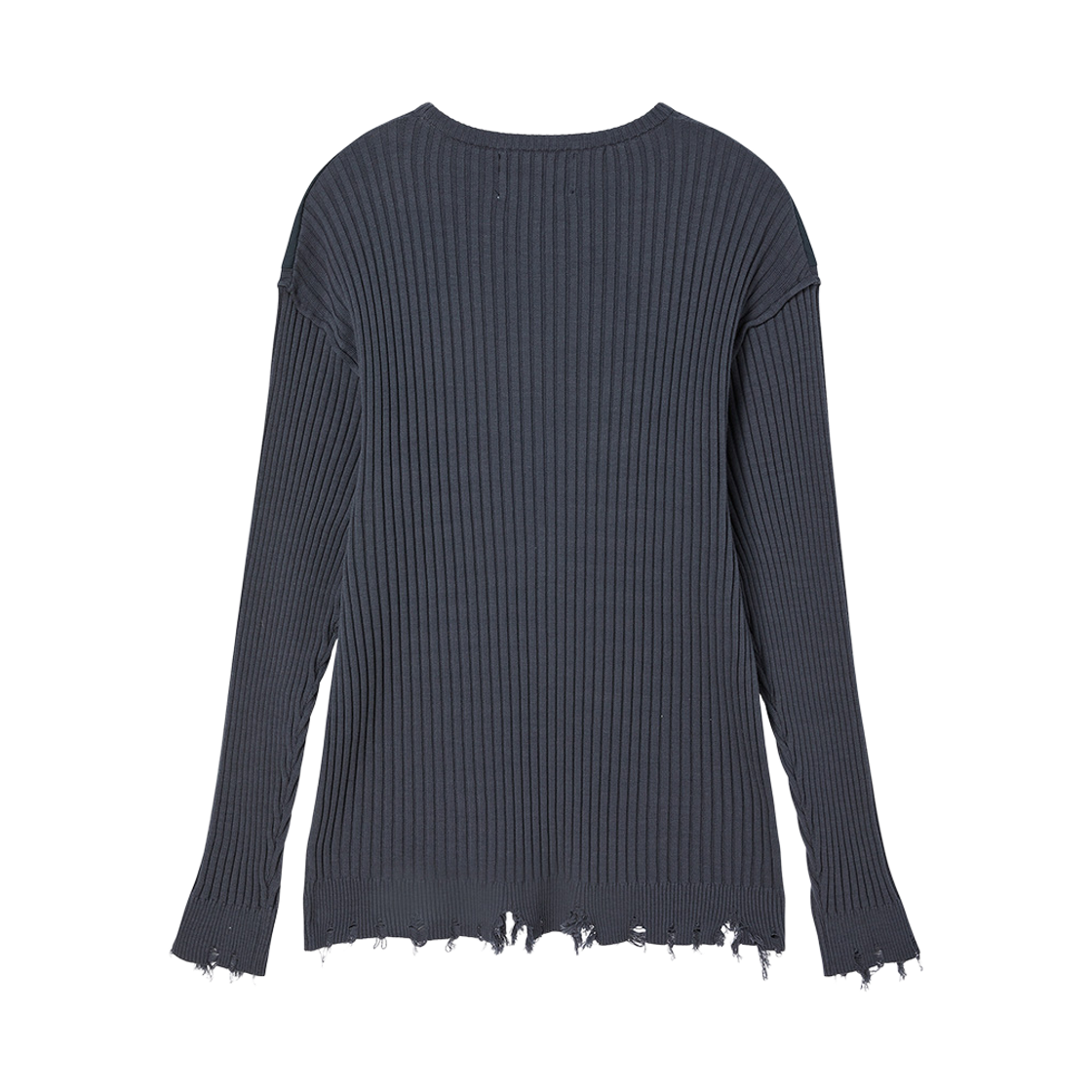 엔 아카이브 디스트레스드 밀리터리 패치 니트 네이비(N ARCHIVE Distressed Military Patch Knit Navy) - 2