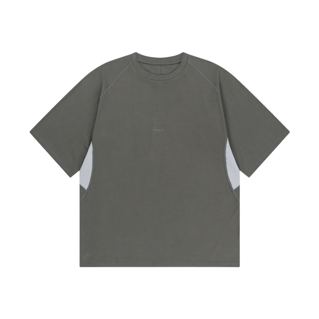 SG26FWTOTS301 TOJI PANELED T-SHIRT DARK GREY