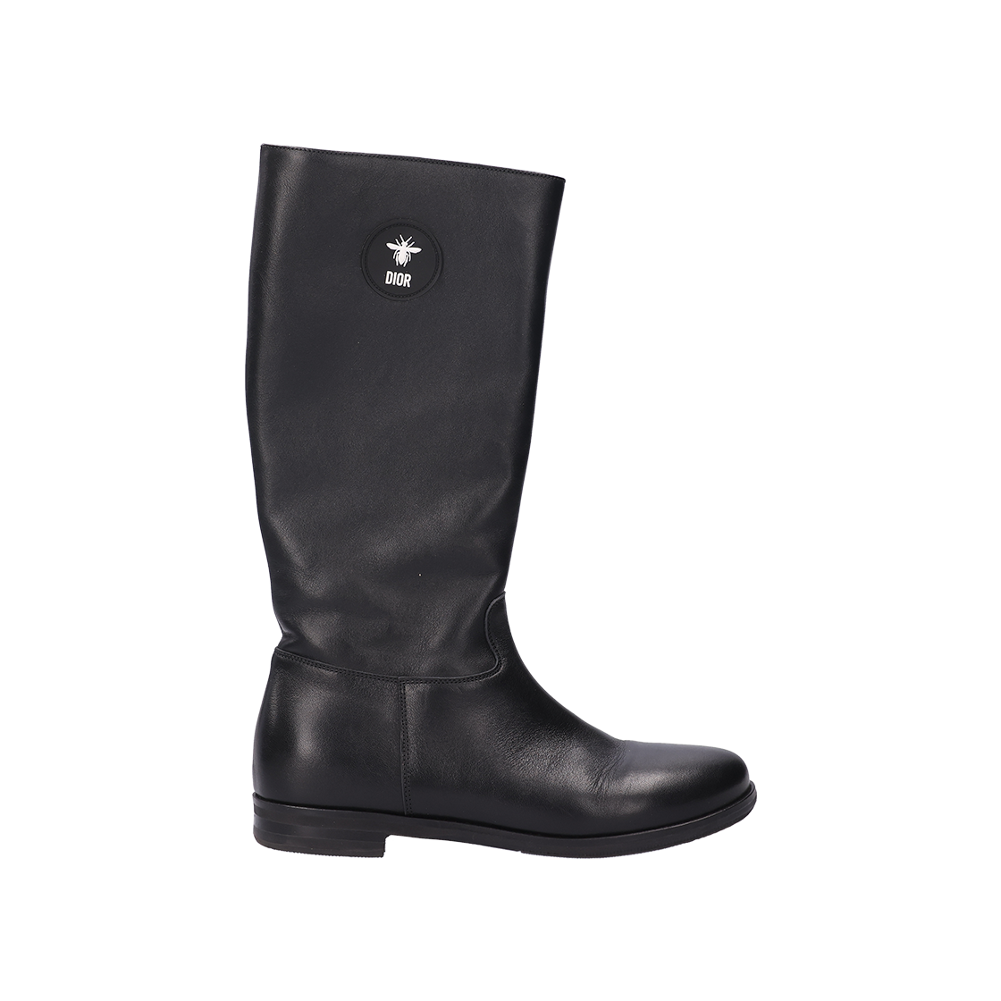 IT3DMR5QMG4S Dior Kids Black Patch Long Boots