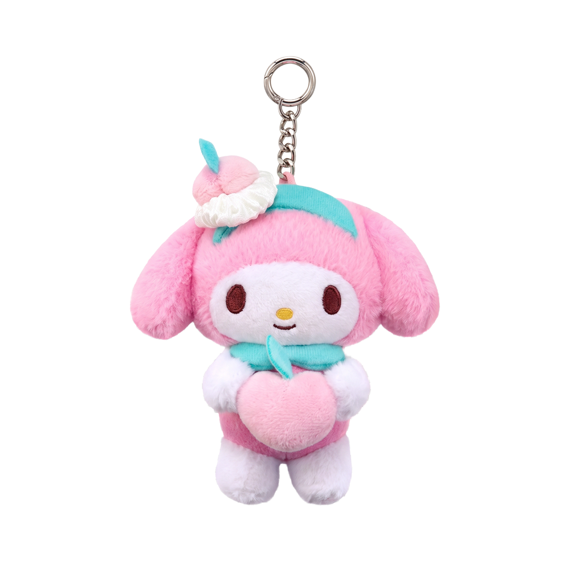 - Sanrio x Yogurt World Peach My Melody Plush Keyring