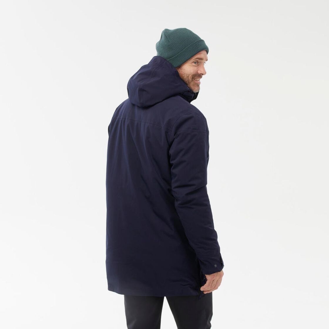 데카트론 남성 등산 방한방수 파카 NH500 아스팔트 블루(Decathlon Men's Waterproof Thermal Hiking Parka NH500 Asphalt Blue) - 5