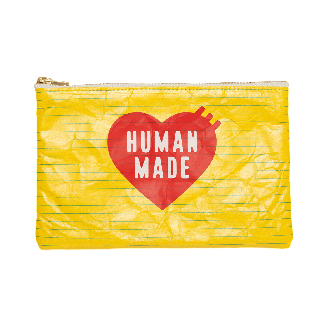 HM32GD030 Human Made Bank Pouch Yellow