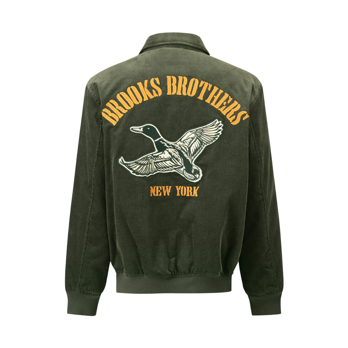 브룩스브라더스 코듀로이 바시티 점퍼 다크그린(BrooksBrothers Corduroy Varsity Jacket Dark Green) - 2