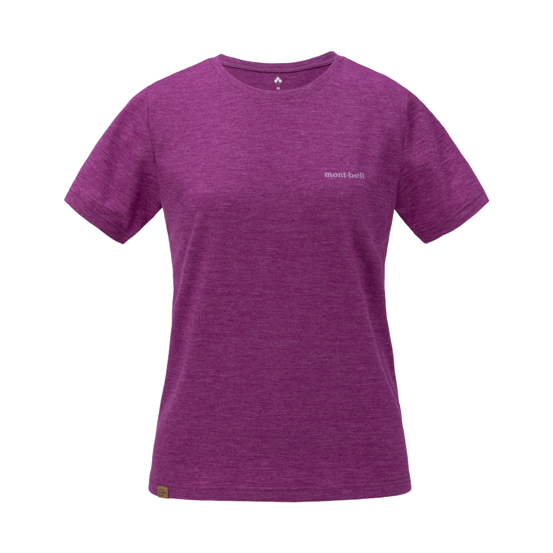 1114605 (W) Montbell Merino Wool Plus Light T-Shirt Purple