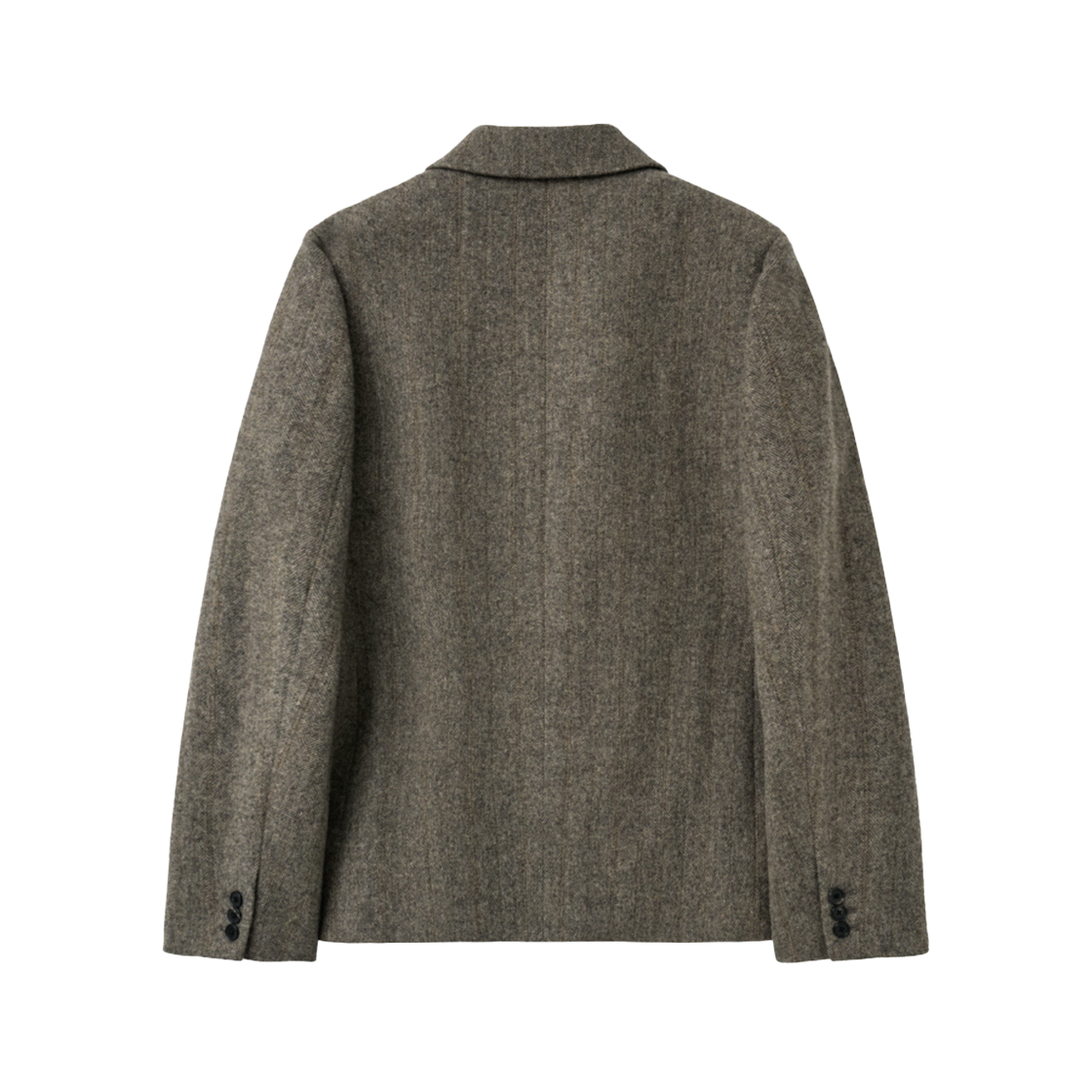 인사일런스우먼 클래식 쓰리버튼 자켓 멜란지 브라운(INSILENCE WOMEN Classic Three-Button Jacket MELANGE BROWN) - 2