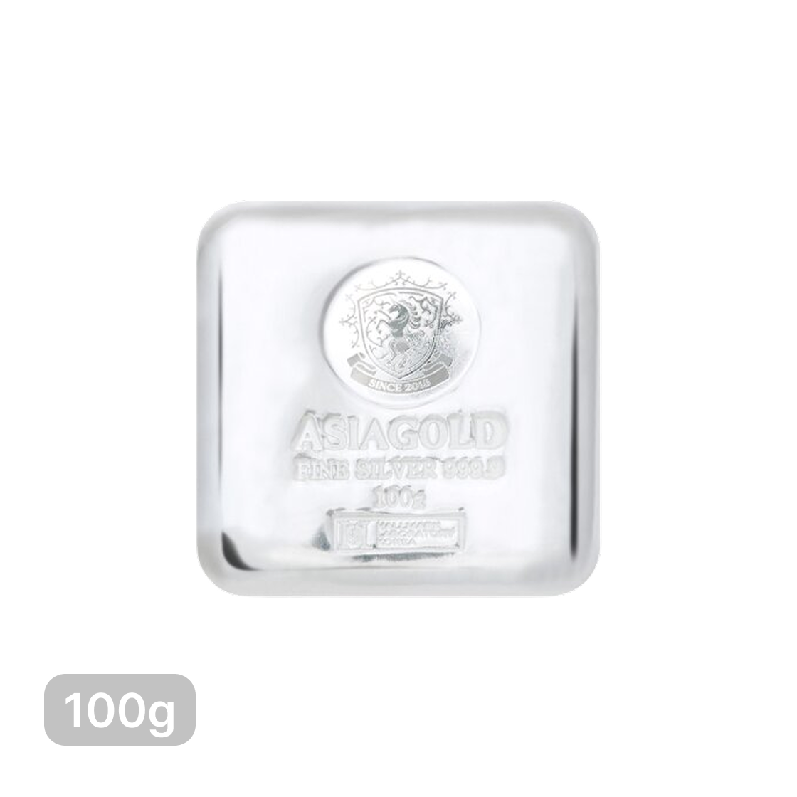 은 아시아골드 진공 실버바 999.9 100g(Silver Asiagold Vacuum Seal Silver Bar 999.9 100g) - 1
